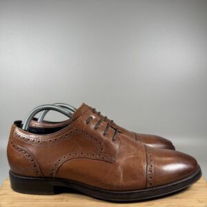 Cole Haan Mens Jefferson Grand 2.0 Oxford Shoes Size 9 M Brown Lace Up C30097